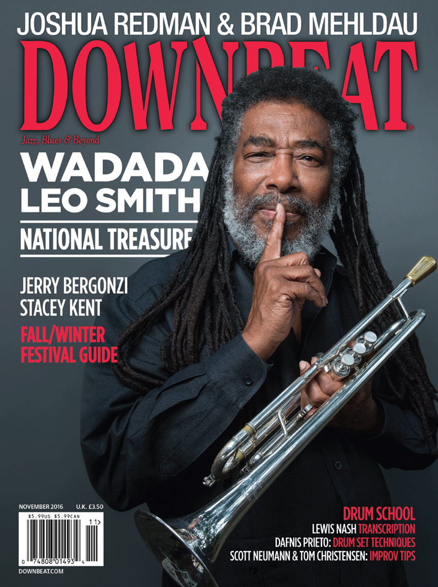 Downbeat November 16 Cover Story Wadada Leo Smith National Treasure Wadada